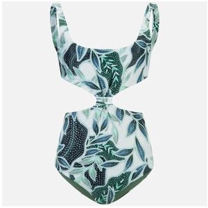 Mara Hoffman Women's Sea Tree Knot 1 Piece Swimsuit - Sage
